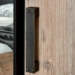 Wohnen Kleiderschränke<Kleiderschrank in Tanne Dekor & Grau - Ardila