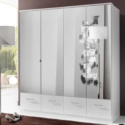 Wohnen Kleiderschränke|Schränke<Kleiderschrank Mellevos in Weiß
