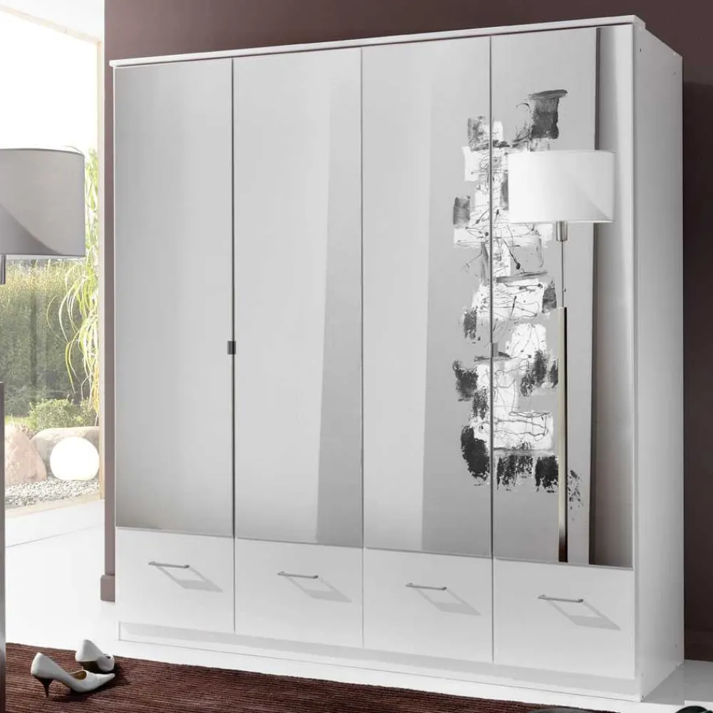 Wohnen Kleiderschränke|Schränke<Kleiderschrank Mellevos in Weiß