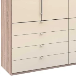 Wohnen Kleiderschränke<Kleiderschrank mit 12 Schubladen & 3 Falttüren - Rativian