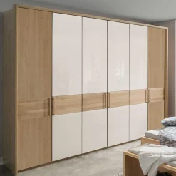 Wohnen Kleiderschränke|Schränke<Kleiderschrank mit 6 Türen 300 cm breit - Emdsiva