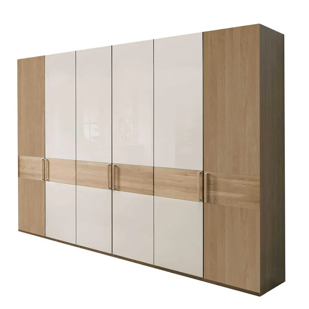 Wohnen Kleiderschränke|Schränke<Kleiderschrank mit 6 Türen 300 cm breit - Emdsiva
