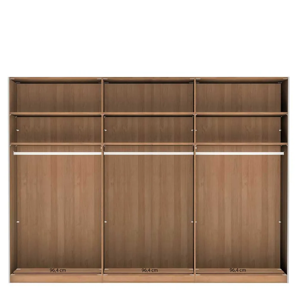 Wohnen Kleiderschränke|Schränke<Kleiderschrank mit drei Gleittüren - Formosa