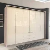 Wohnen Kleiderschränke|Schränke<Kleiderschrank mit drei Schubladen & Falttüren - Rativian II