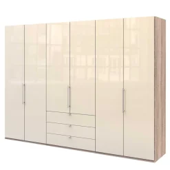 Wohnen Kleiderschränke|Schränke<Kleiderschrank mit drei Schubladen & Falttüren - Rativian II