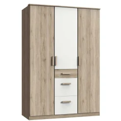 Wohnen Kleiderschränke|Schränke<Kleiderschrank mit drei Schubladen & Türen - Folio