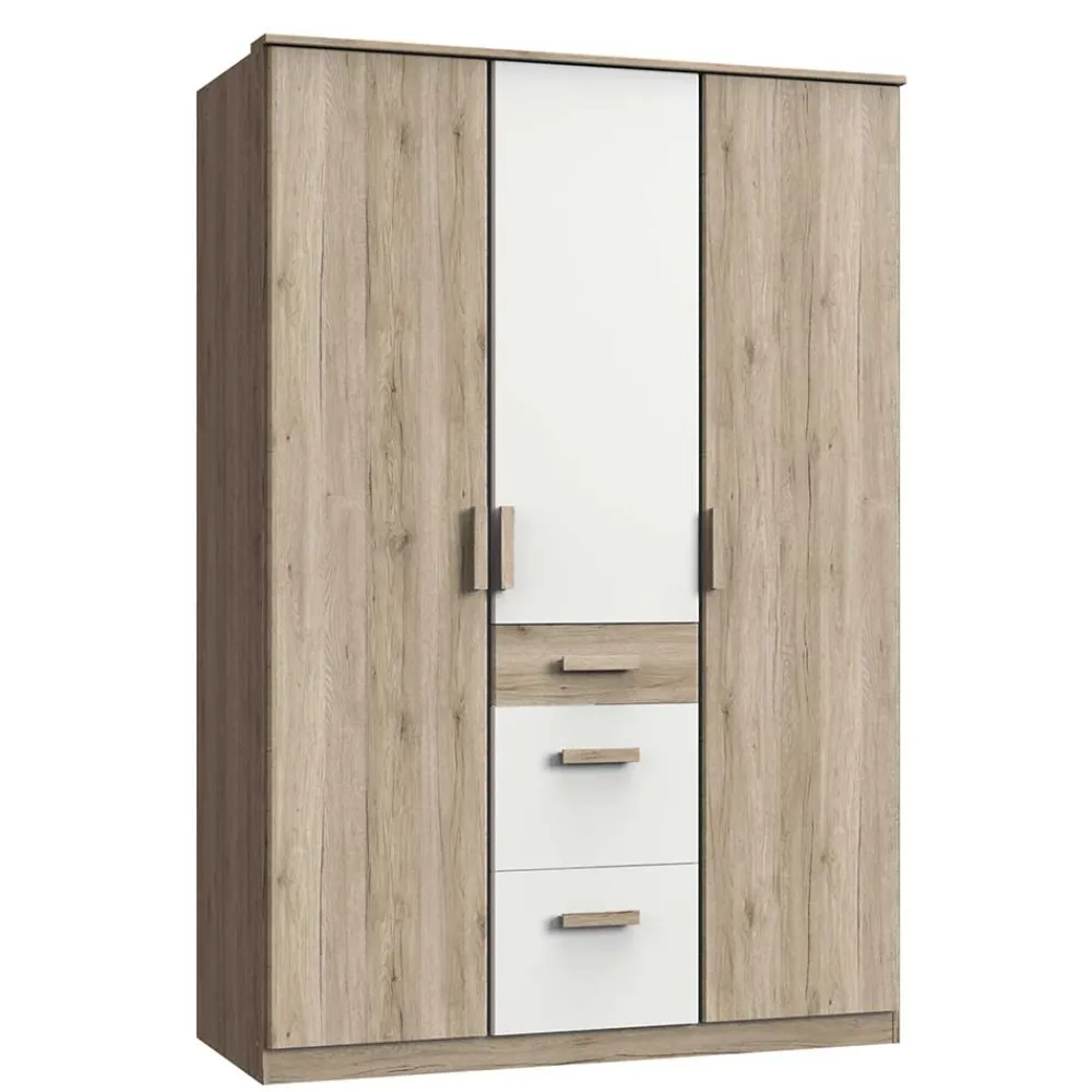 Wohnen Kleiderschränke|Schränke<Kleiderschrank mit drei Schubladen & Türen - Folio