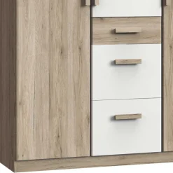 Wohnen Kleiderschränke|Schränke<Kleiderschrank mit drei Schubladen & Türen - Folio