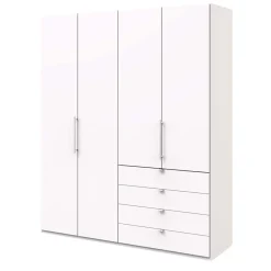 Wohnen Kleiderschränke<Kleiderschrank mit Falttüren & Schubladen - Donpiave
