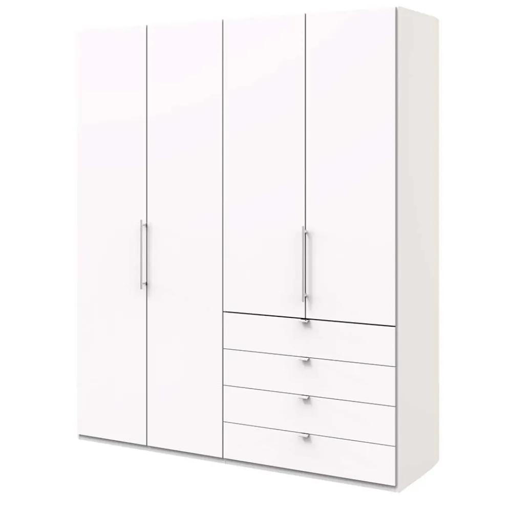 Wohnen Kleiderschränke<Kleiderschrank mit Falttüren & Schubladen - Donpiave