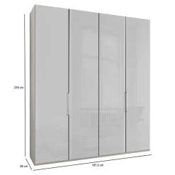 Wohnen Kleiderschränke|Schränke<Kleiderschrank mit Falttüren - 2-türig - Olividos