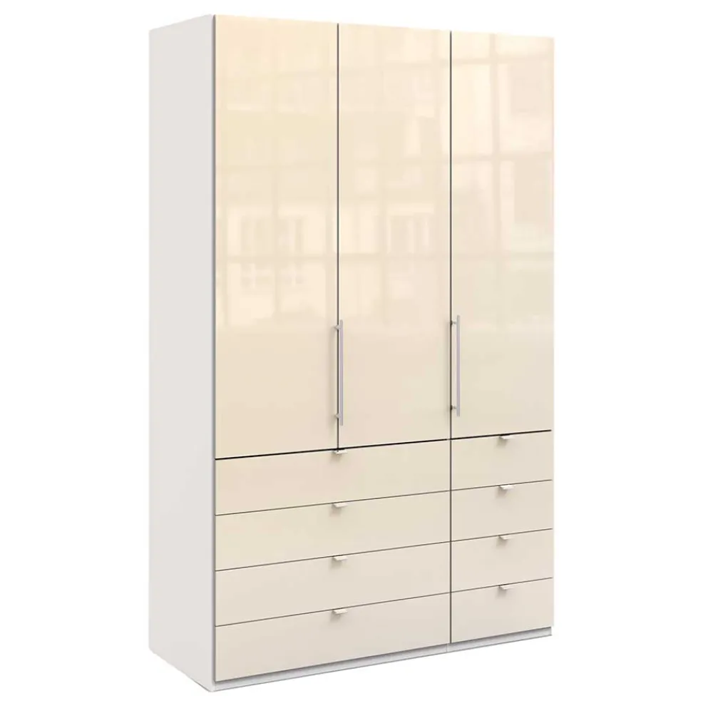 Wohnen Schränke<Kleiderschrank mit Gleittür & Schubladen - Zidarie