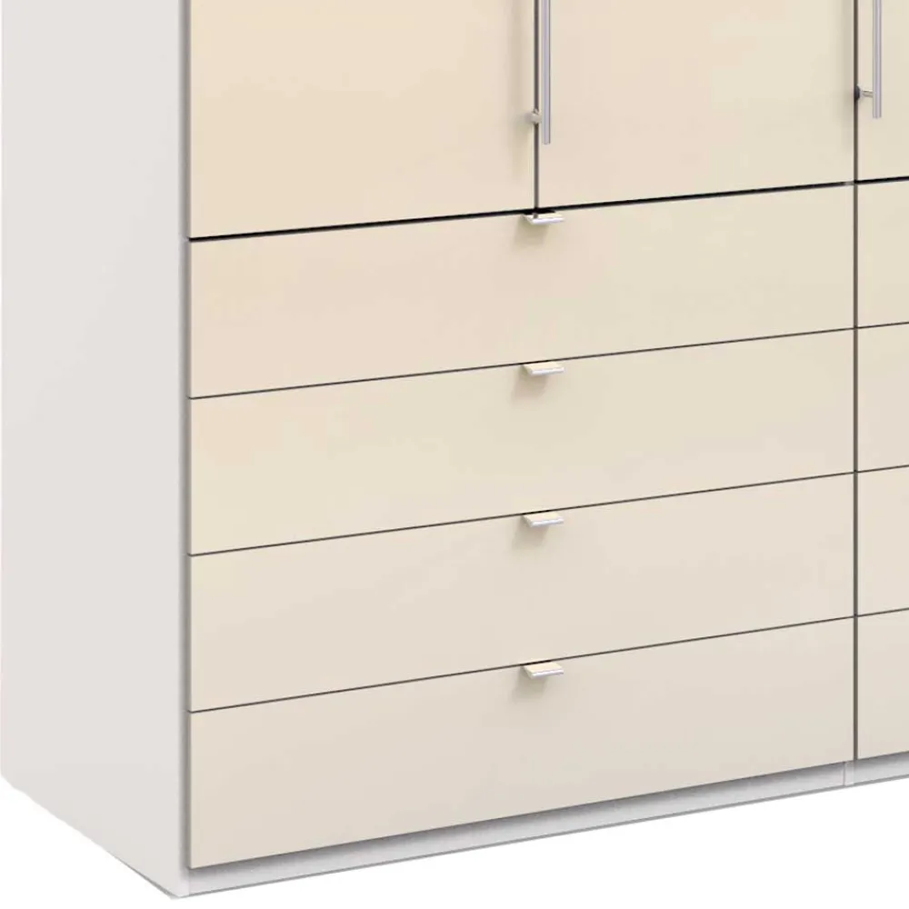 Wohnen Schränke<Kleiderschrank mit Gleittür & Schubladen - Zidarie