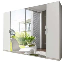 Wohnen Kleiderschränke<Kleiderschrank mit Spiegel Schwebetüren - Denada