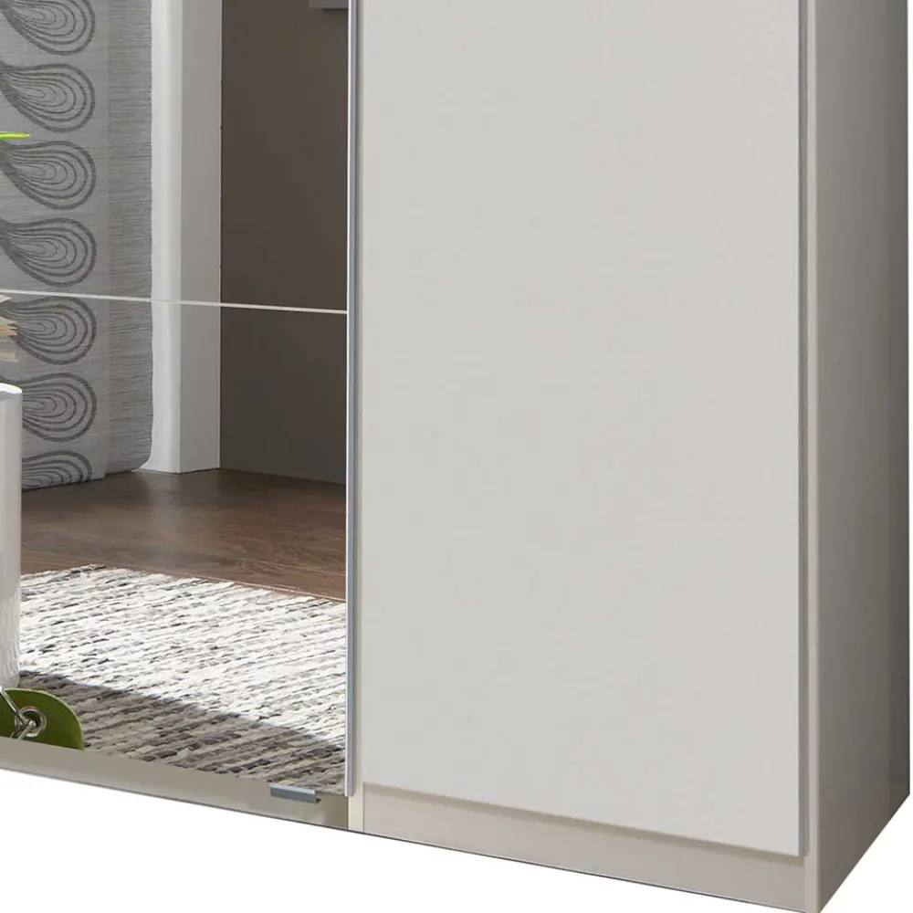 Wohnen Kleiderschränke<Kleiderschrank mit Spiegel Schwebetüren - Denada