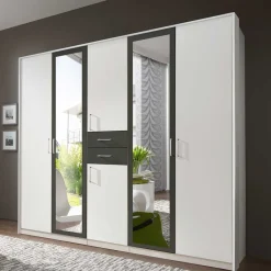 Wohnen Kleiderschränke|Schränke<Kleiderschrank mit Spiegel modern - Nikaragva