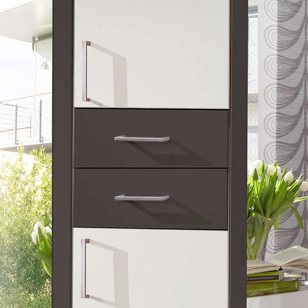 Wohnen Kleiderschränke|Schränke<Kleiderschrank mit Spiegel modern - Nikaragva