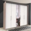 Wohnen Kleiderschränke<Kleiderschrank mit Spiegeltür & 2 Falttüren - Vaclyn