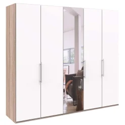 Wohnen Kleiderschränke<Kleiderschrank mit Spiegeltür & 2 Falttüren - Vaclyn