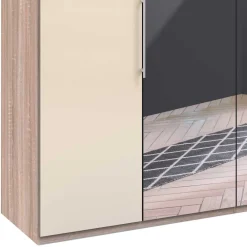 Wohnen Schränke<Kleiderschrank mit vier Spiegel Tür-Elementen - Rativian III