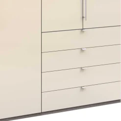 Wohnen Kleiderschränke<Kleiderschrank mit vier Schubladen mit Selbsteinzug - Wasconda