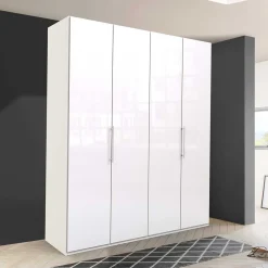 Wohnen Kleiderschränke|Schränke<Kleiderschrank mit zwei Falttüren in Weiß - Dolienca
