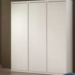 Wohnen Kleiderschränke|Schränke<Kleiderschrank Raven in Weiß lackiert