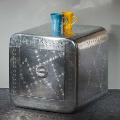 Wohnen Kommoden<Kleine Kommode Pilot in Silber