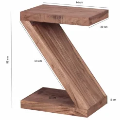 Wohnen Tische<Kleiner Designertisch Vislan in Z-Form