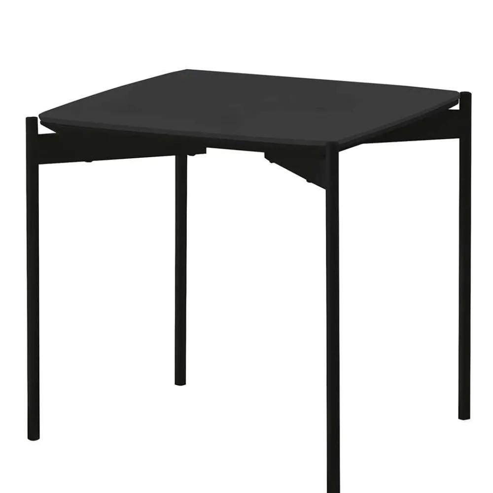 Wohnen Tische<Kleiner Wohnzimmer Tisch in Anthrazit & Schwarz - Salamander