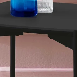 Wohnen Tische<Kleiner Wohnzimmer Tisch in Anthrazit & Schwarz - Salamander