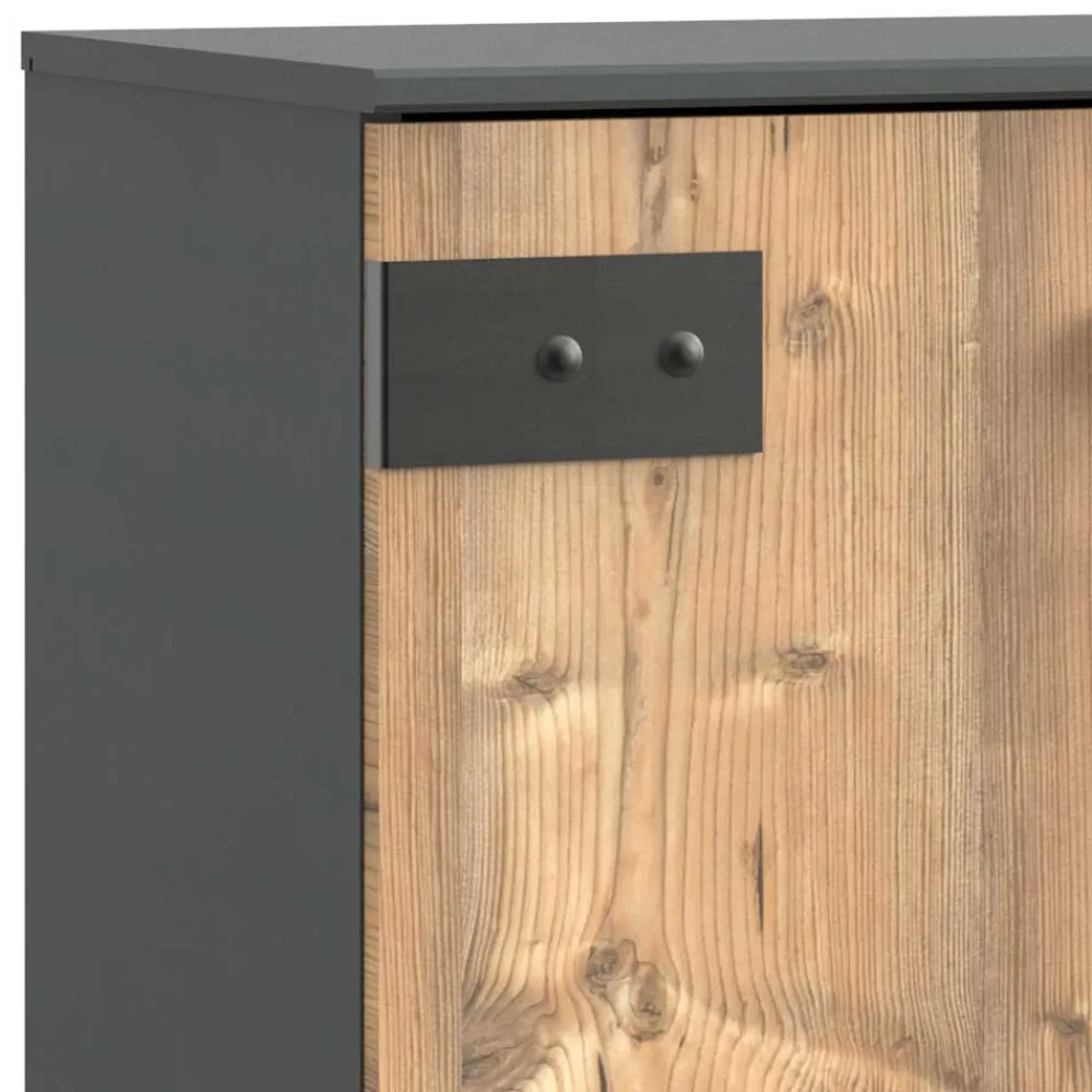 Wohnen Sideboards<Kleines Sideboard in Tannen Dekor - Ardila