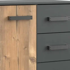 Wohnen Sideboards<Kleines Sideboard in Tannen Dekor - Ardila