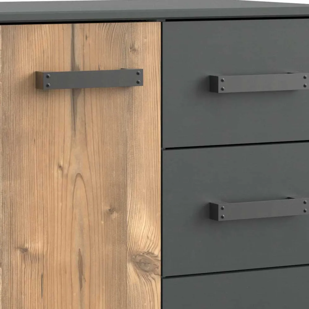 Wohnen Sideboards<Kleines Sideboard in Tannen Dekor - Ardila