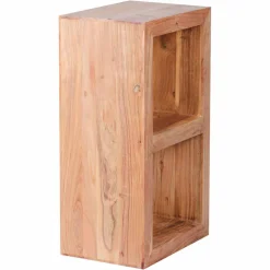 Wohnen Regale<Kleines Standregal Vislan aus Holz massiv Akazie natur