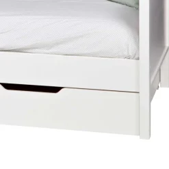 Wohnen Betten<Kojenbett aus Kiefer massiv in Weiß - Blowering