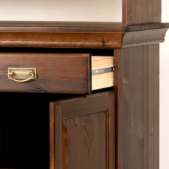 Wohnen Schränke<Kolonialstil Buffet in Kiefer dunkel - Jurcavs
