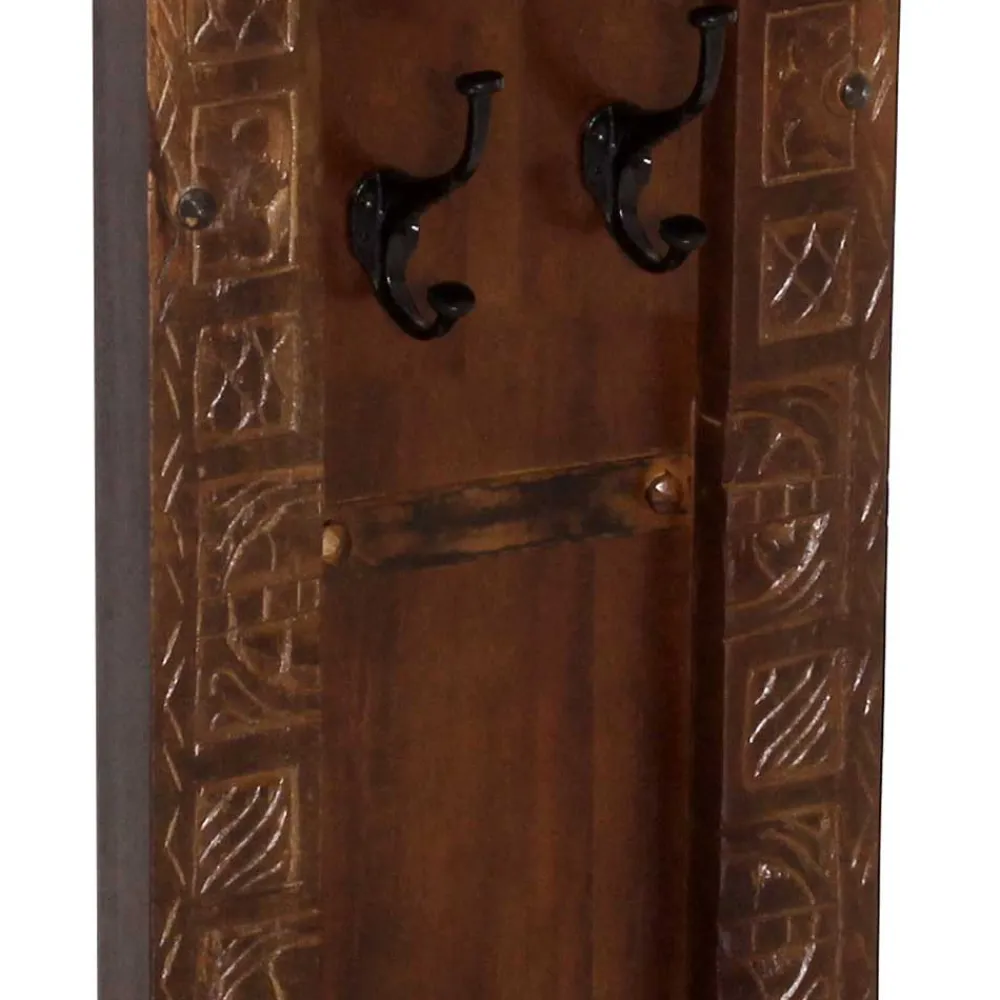 Wohnen Garderoben<Kolonialstil Garderobenmöbel Set - Solapura (dreiteilig)