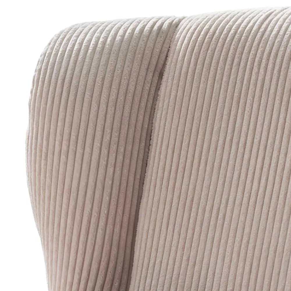 Wohnen Sessel<Kombi Cord Ohrensessel & Hocker - Isacco (zweiteilig)