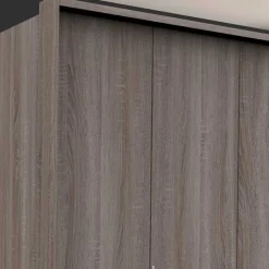 Wohnen Kleiderschränke|Schränke<Kombi Falttüren-Schrank mit sechs Schubladen - Crenba
