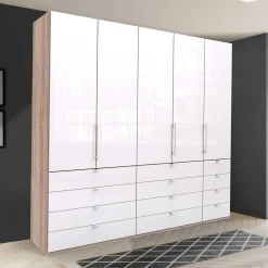 Wohnen Kleiderschränke|Schränke<Kombi Kleiderschrank mit 12 Schubkästen - Bosays
