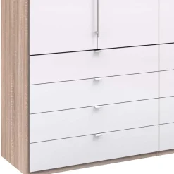 Wohnen Kleiderschränke|Schränke<Kombi Kleiderschrank mit 12 Schubkästen - Bosays