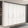 Wohnen Kleiderschränke|Schränke<Kombi Kleiderschrank mit Schubkästen und Falttüren - Vaclyn