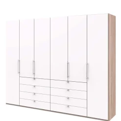 Wohnen Kleiderschränke|Schränke<Kombi Kleiderschrank mit Schubkästen und Falttüren - Vaclyn