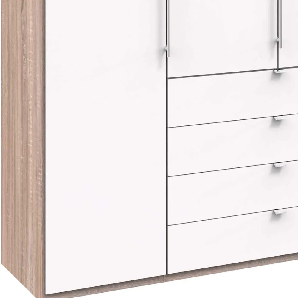 Wohnen Kleiderschränke|Schränke<Kombi Kleiderschrank mit Schubkästen und Falttüren - Vaclyn