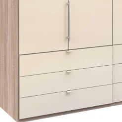 Wohnen Kleiderschränke|Schränke<Kombi Kleiderschrank mit 2 breiten Abteilen - Rativian