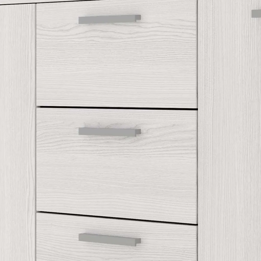 Wohnen Sideboards<Kombi Kommode in Weiß Esche Dekor - Pruducia