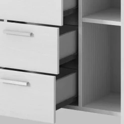 Wohnen Sideboards<Kombi Kommode in Weiß Esche Dekor - Pruducia