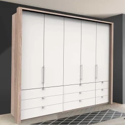 Wohnen Kleiderschränke|Schränke<Kombi Schlafzimmerschrank mit neun Schubladen - Vaclyn