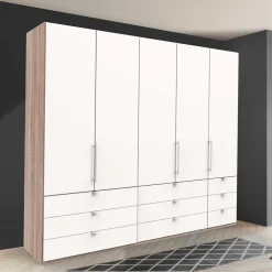 Wohnen Kleiderschränke|Schränke<Kombi Schlafzimmerschrank mit neun Schubladen - Vaclyn